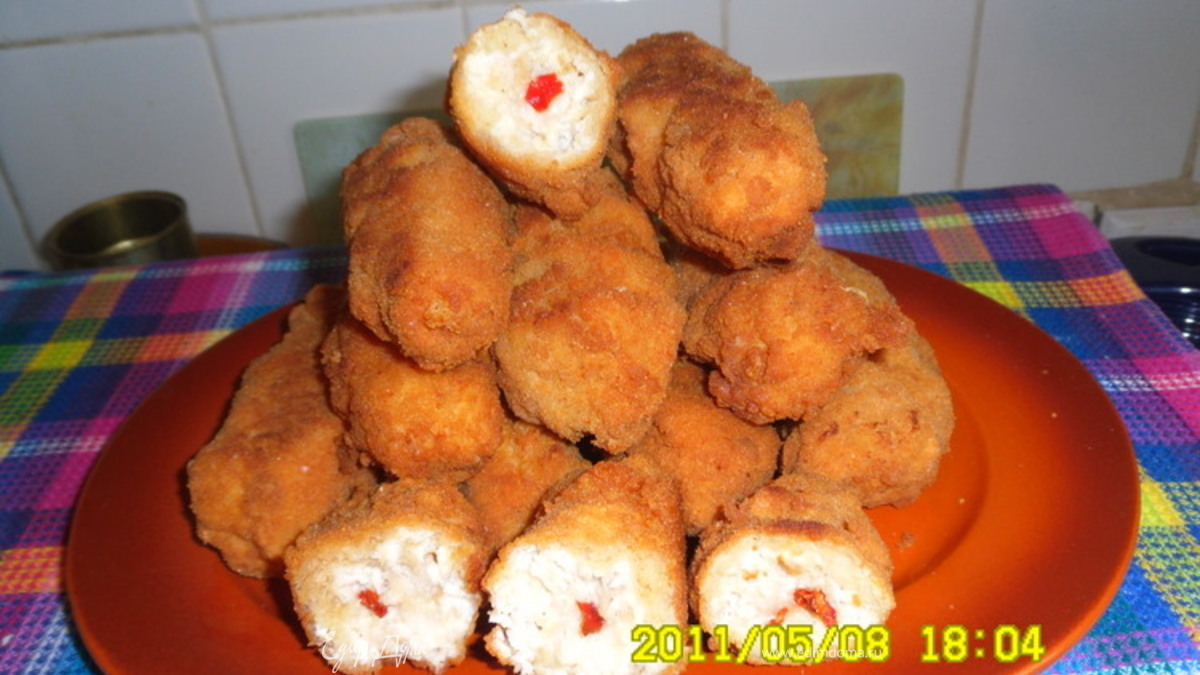 Куриные палочки с перчиком