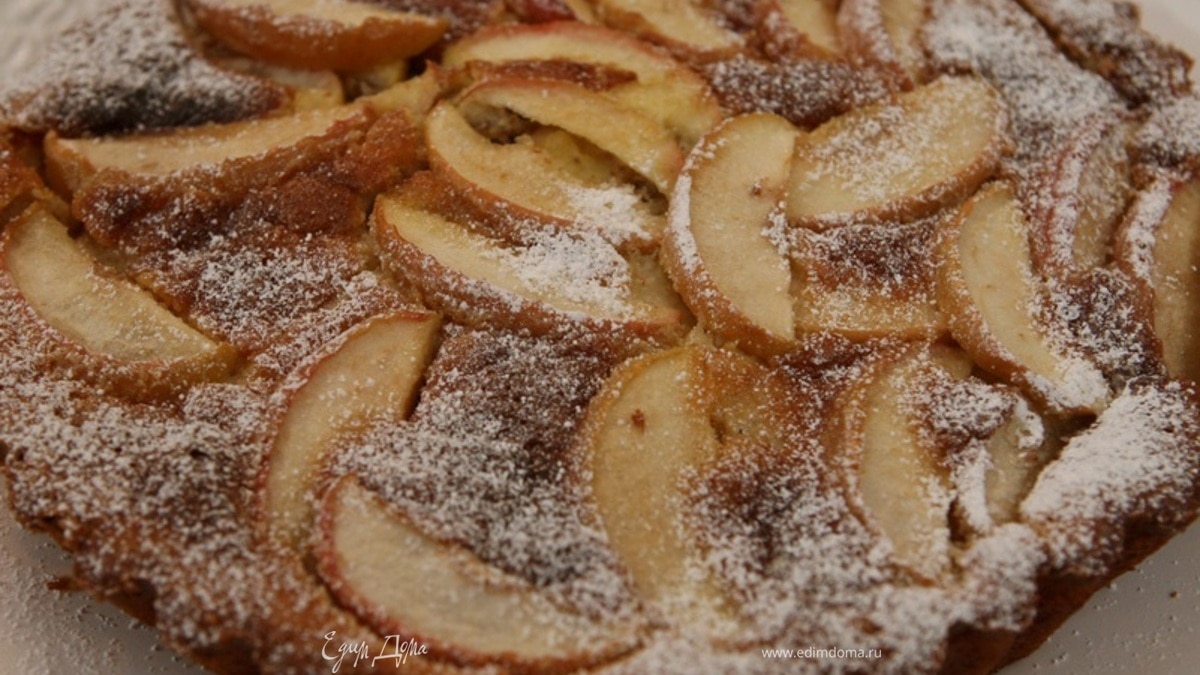 Лимонно-яблочный пирог        