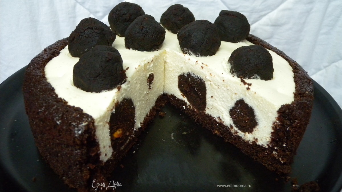 Торт "Ч/Б трюфель"