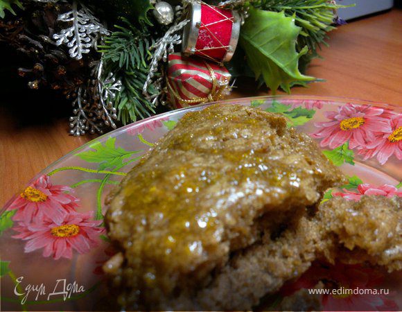 Мягкий мокрый кекс с медово-коричной подливой Мягкий мокрый кекс с медово-коричной подливой