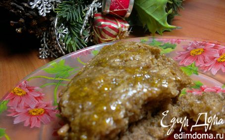 Рецепт Мягкий мокрый кекс с медово-коричной подливой