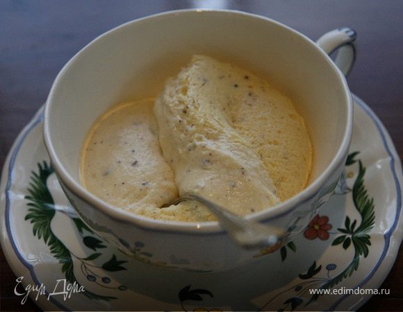 Сливочный мусс с медом и шоколадом   