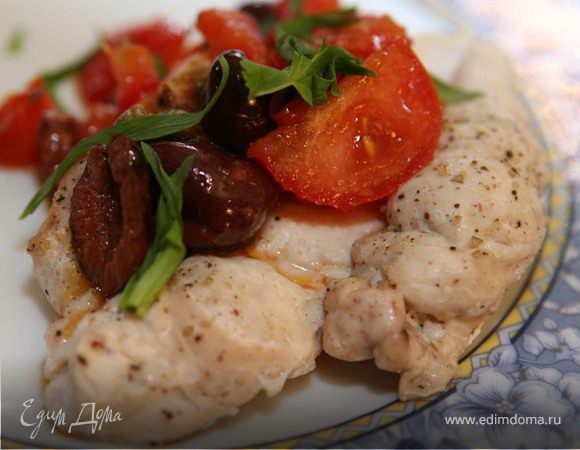 Куриные грудки с томатным соусом