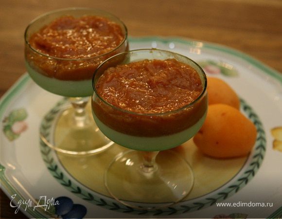 Панна котта с абрикосовым муссом Панна котта с абрикосовым муссом