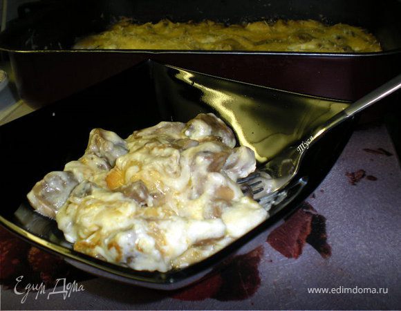 Жюльен из шампиньонов с сыром