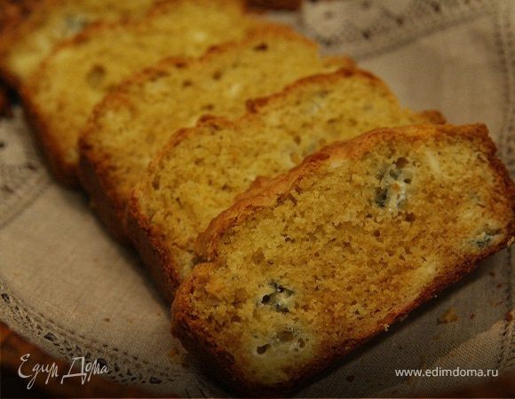Кукурузный хлеб с голубым сыром Кукурузный хлеб с голубым сыром