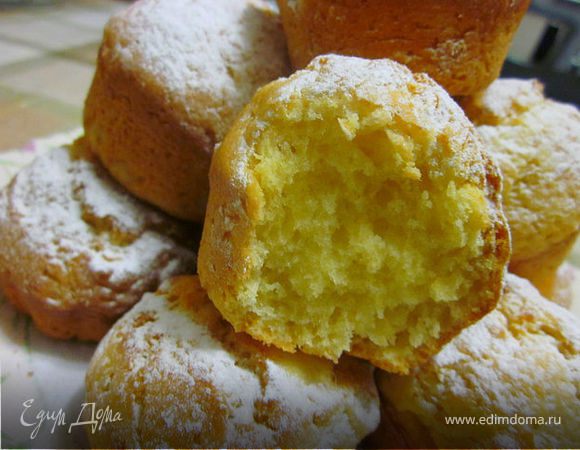 Лимонно-мандариновые кексы