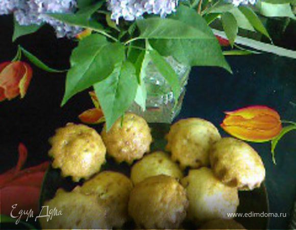 Кексы с цукатами и изюмом