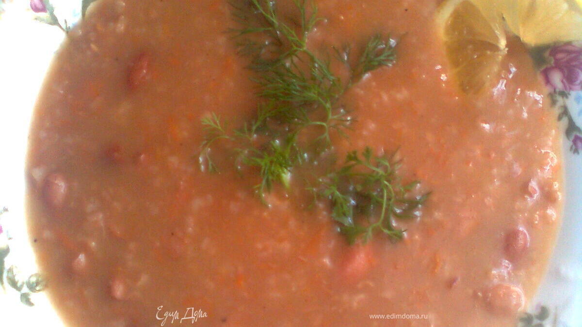 Суп из фасоли