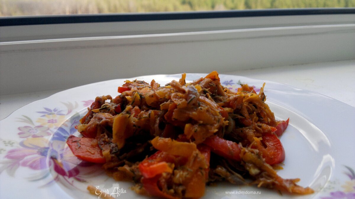 Свинина с овощами