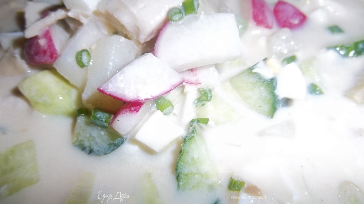 Окрошка по-белорусски