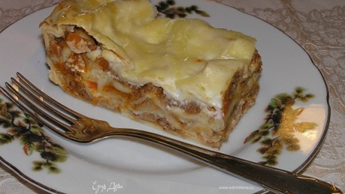 Лазанья (самый простой рецепт)