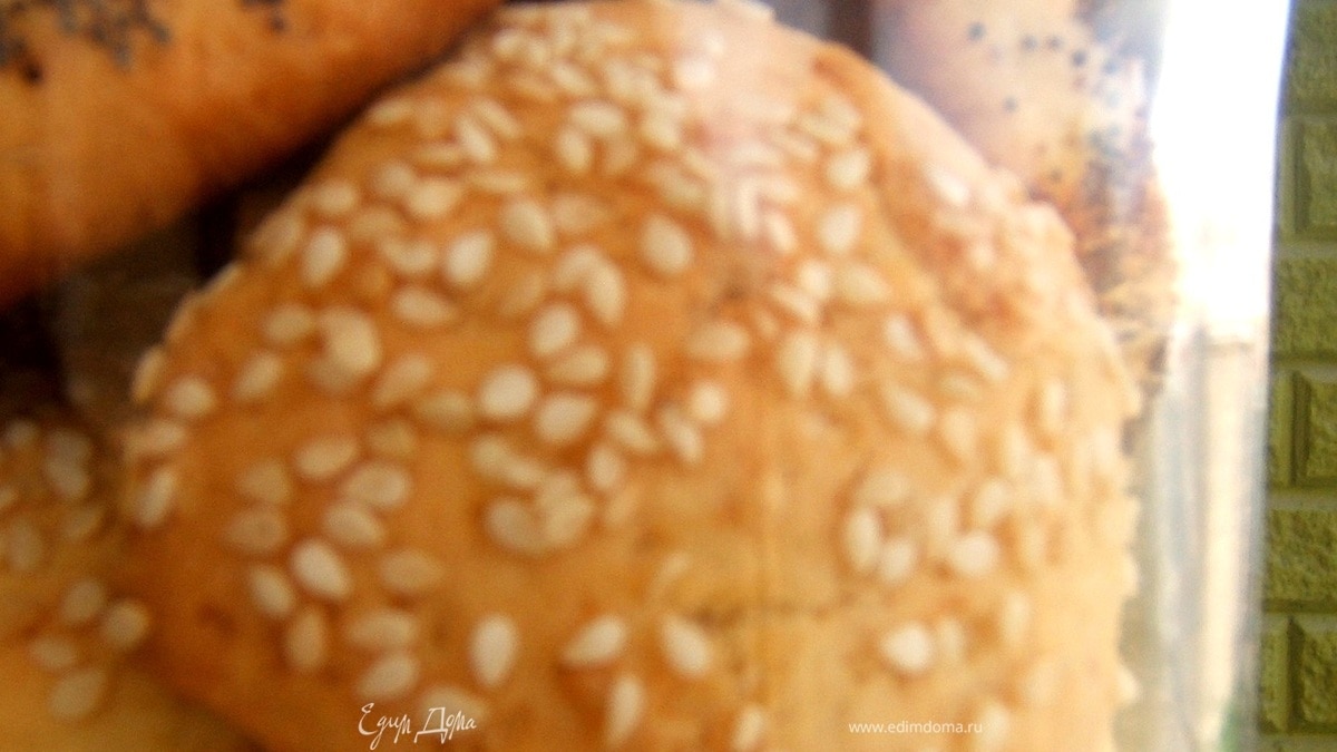 Псевдобискотти с кунжутом и маком