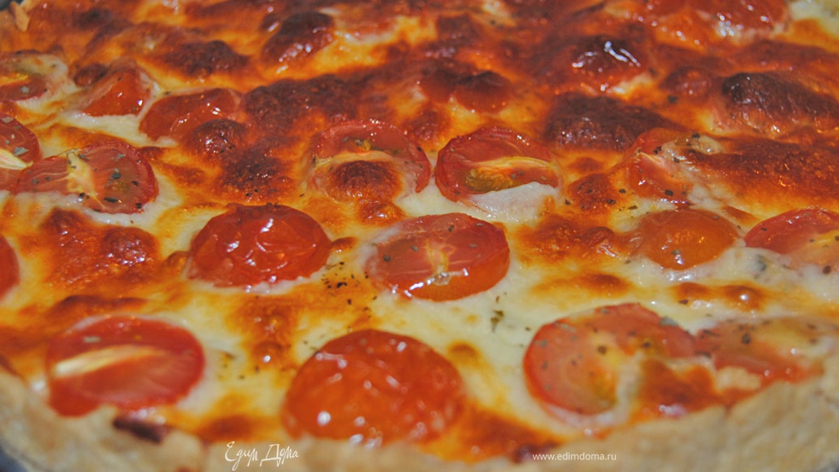 Тарт с помидорами и сыром