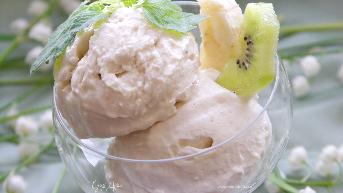 Детское банановое мороженое