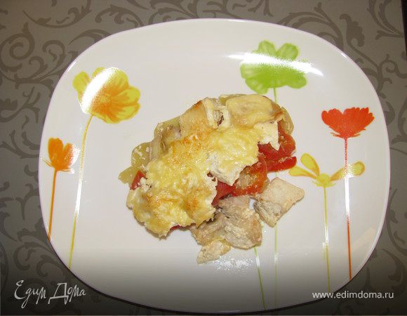 Судак запеченный с картофелем