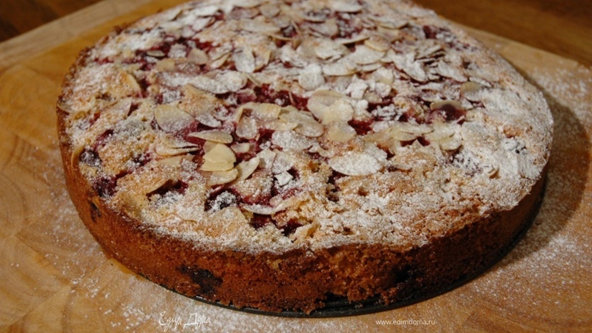 Венский пирог с вишней