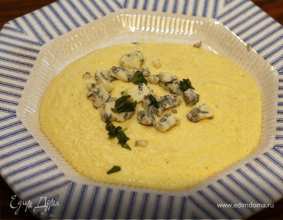 Полента с горгонзолой