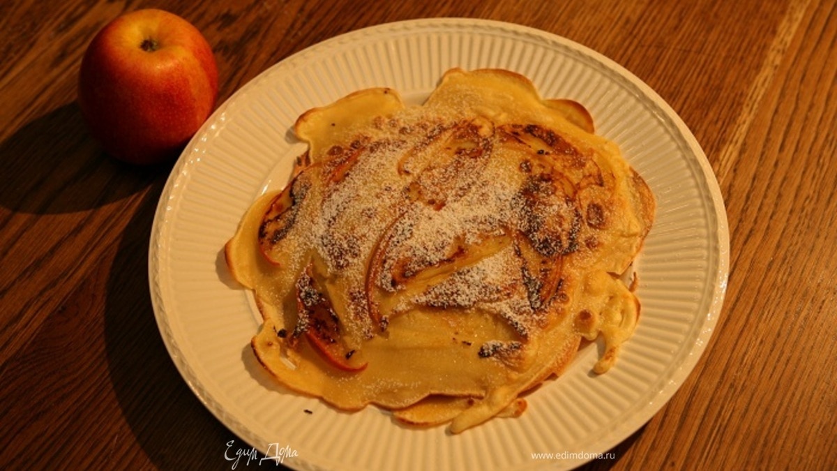 Блины с яблоками