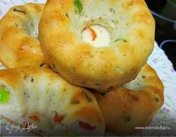 Кексы с мускатным орехом и мармеладом