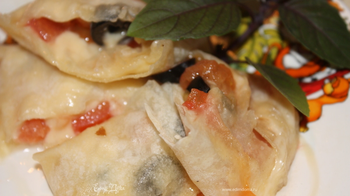 Рулетик из лаваша на завтрак