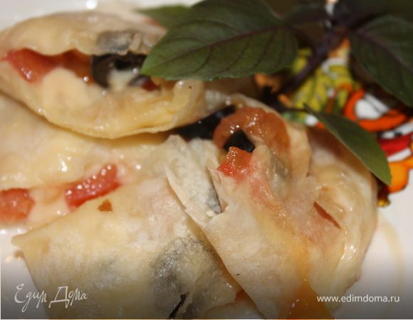 Рулетик из лаваша на завтрак Рулетик из лаваша на завтрак