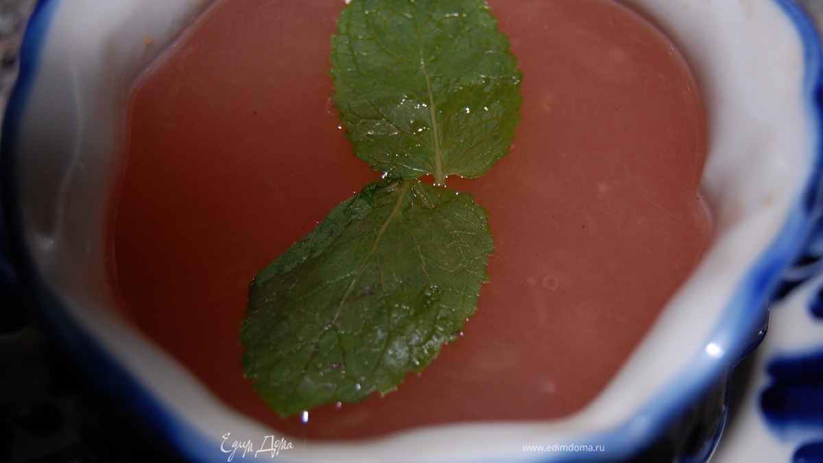 Кисель из ревеня