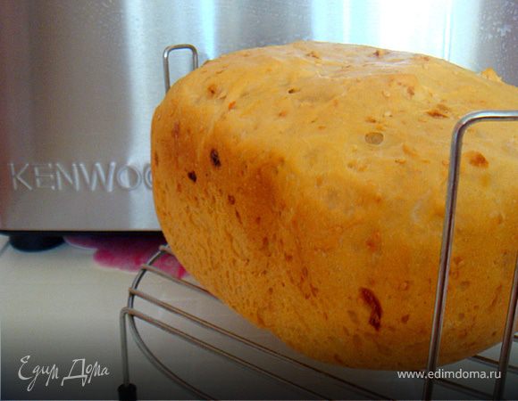 Хлеб с сыром и кунжутом в хлебопечке
