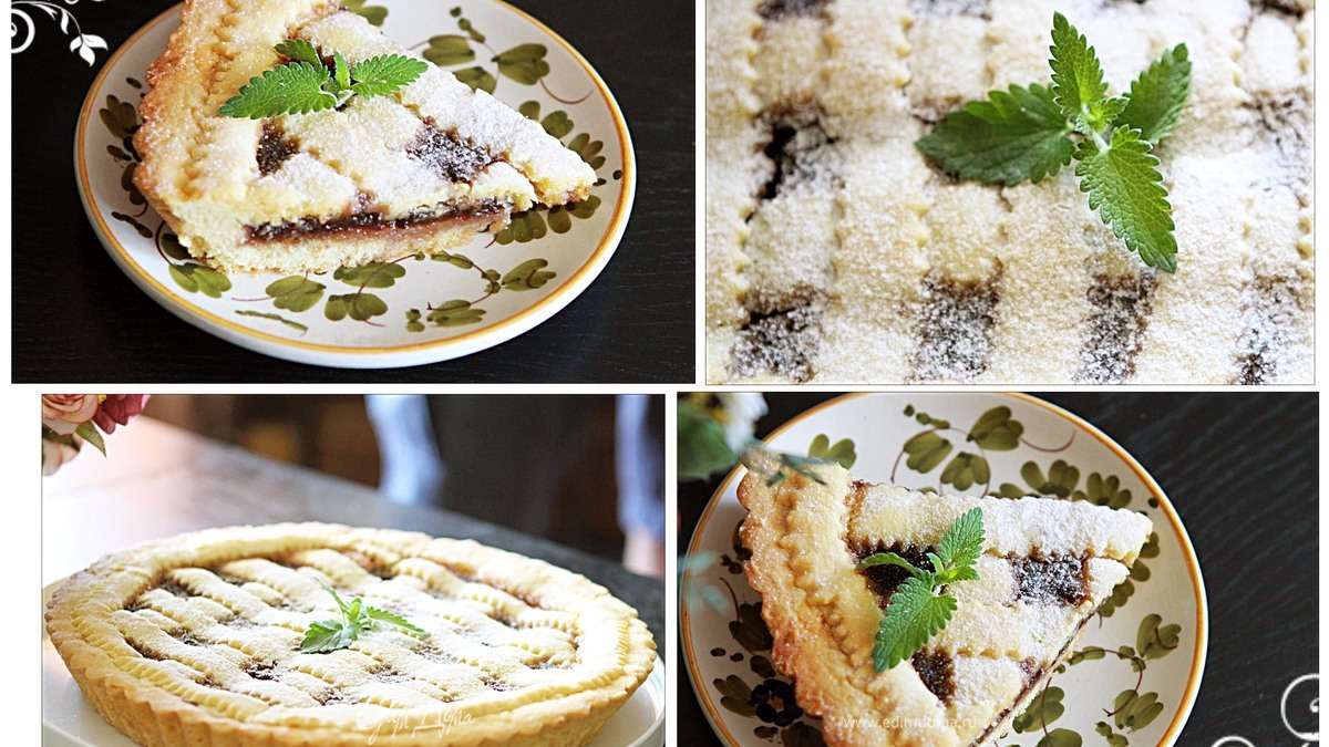 пирог с вареньем (с алычи)