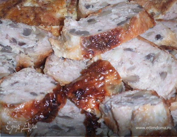 Фаршированные окорочка с грибами Фаршированные окорочка с грибами