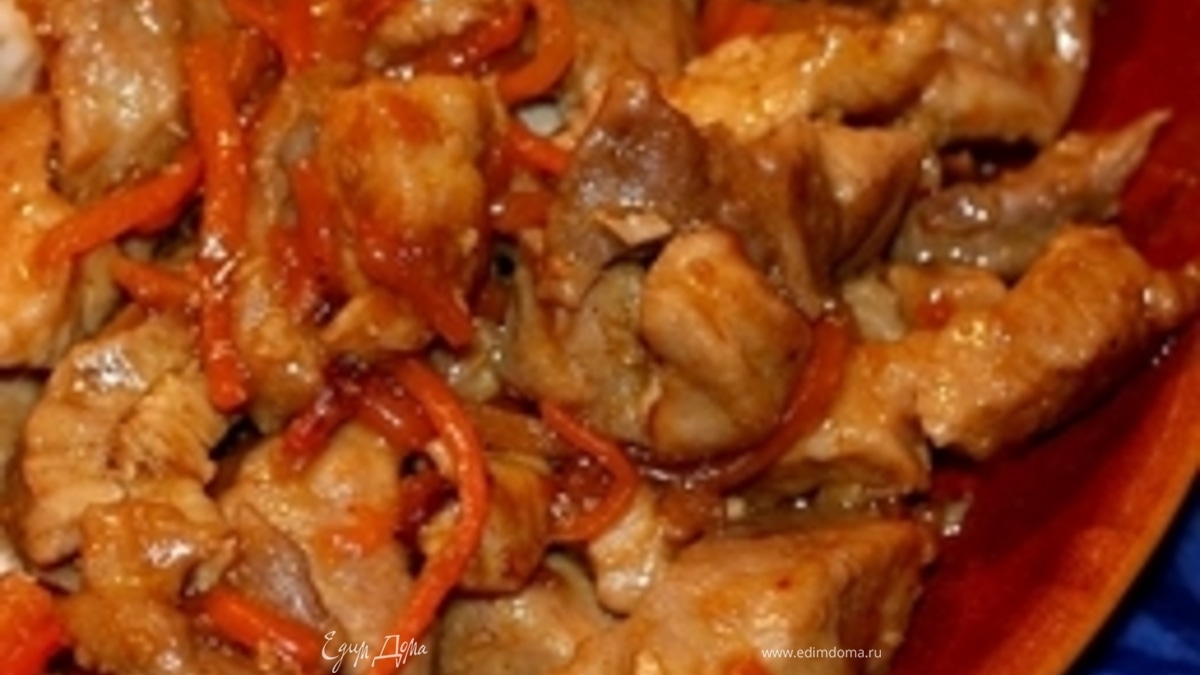 Ароматная свинина с соусом терияки