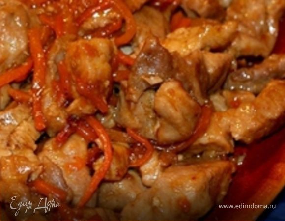 Ароматная свинина с соусом терияки