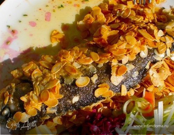 Форель с миндалем Форель с миндалем