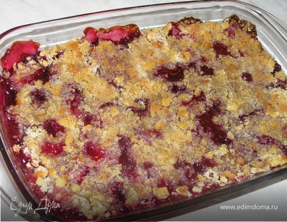 Английский сливовый крамбл