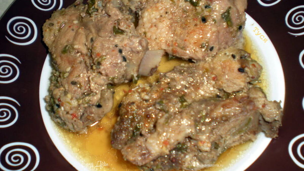 Мясо запеченое в фольге