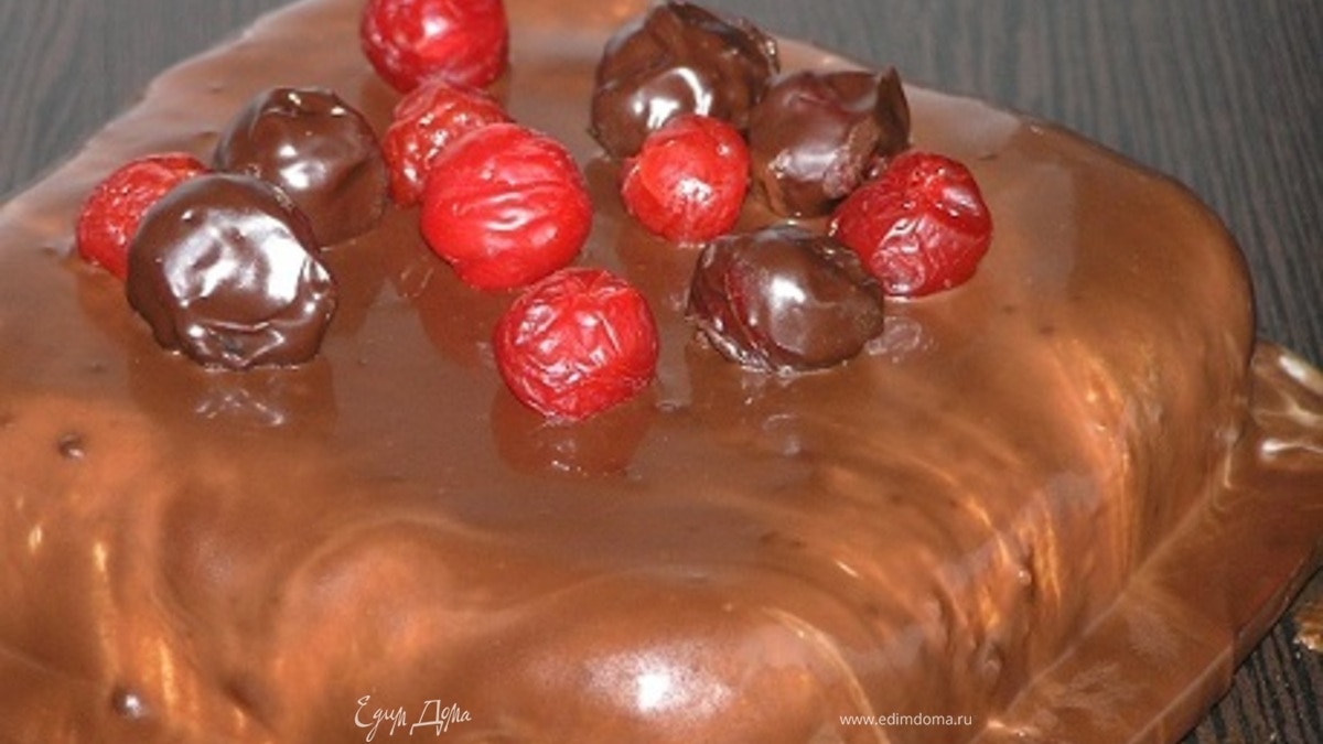 Птичье молоко с вишней