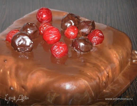 Птичье молоко с вишней