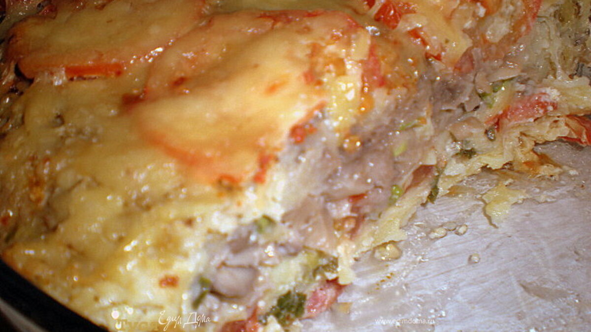 Грибная запеканка