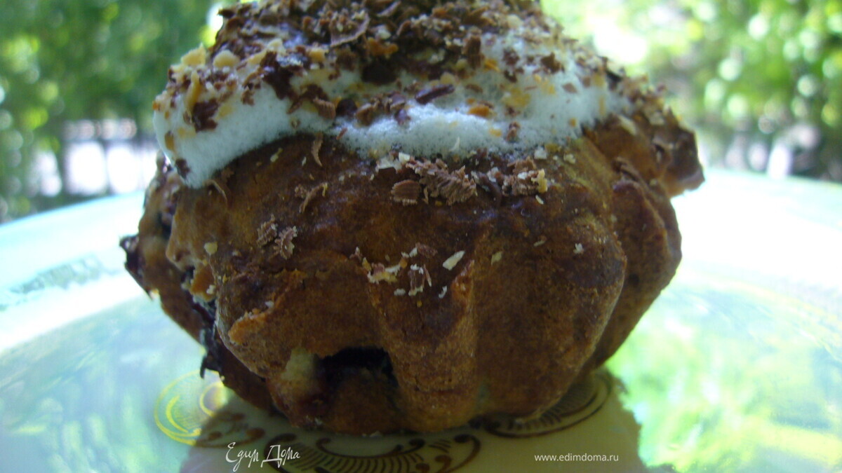 Маффины "Ёжики с шоколадом"