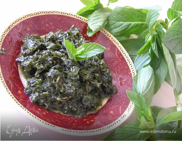 Классический мятный соус для жаркого Классический мятный соус для жаркого