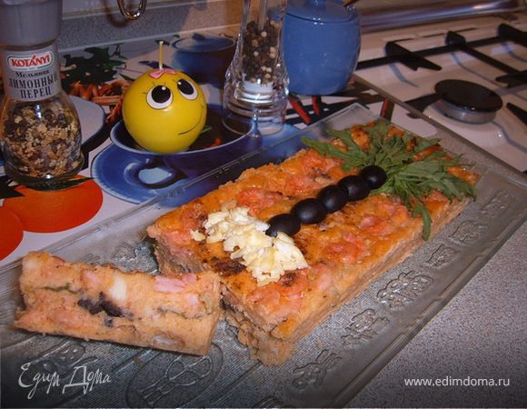 Творожно-сырный кексик с креветками «Мечты о море» Творожно-сырный кексик с креветками «Мечты о море»