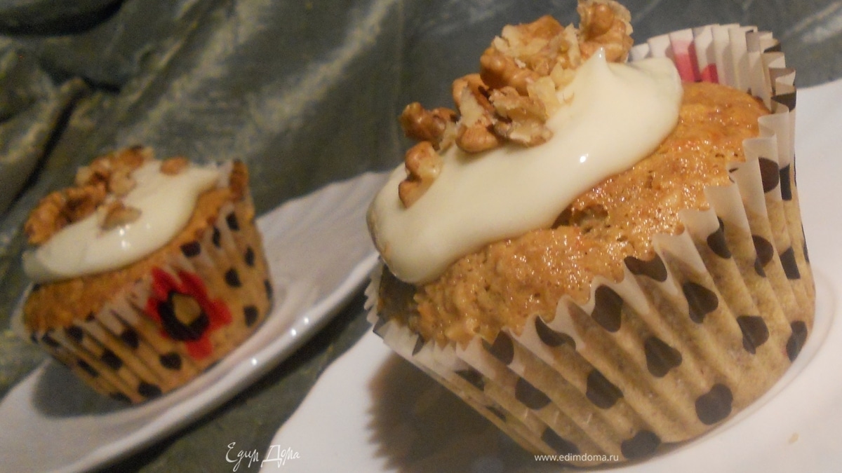 Морковные маффины (по мотивам Дж. Оливера)