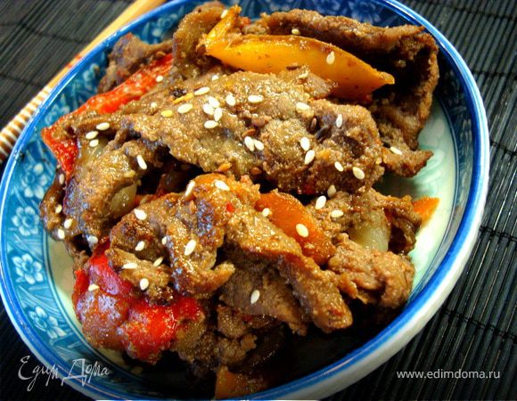 Пулькоги. Мясо в грушевом соусе. Рецепт №5. Корея Пулькоги. Мясо в грушевом соусе. Рецепт №5. Корея