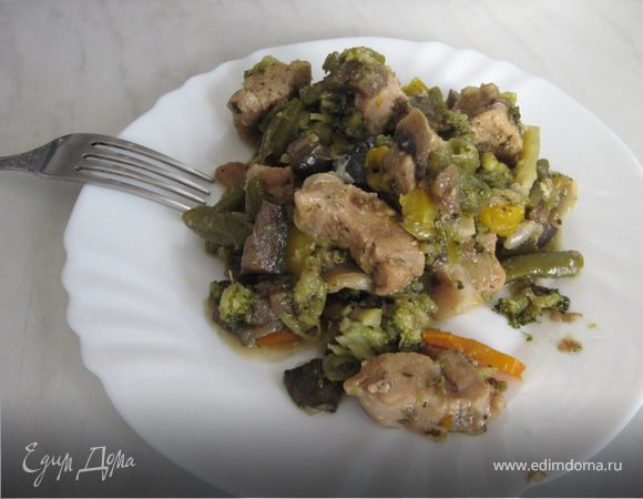 Свининка с овощами