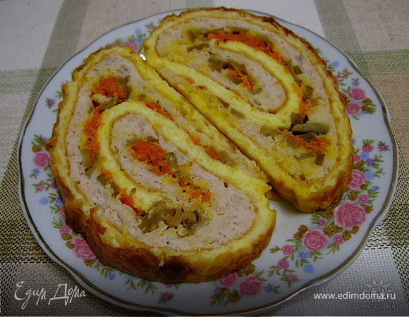 куриный рулет куриный рулет