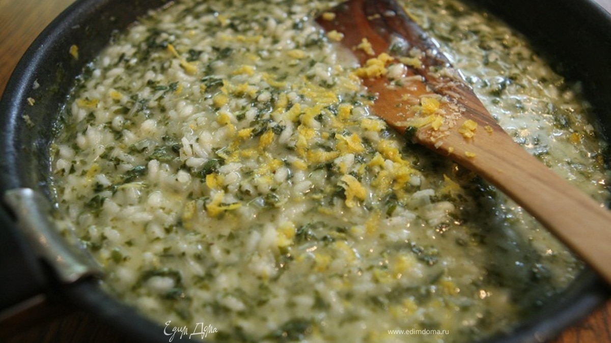 Ризотто с крапивой