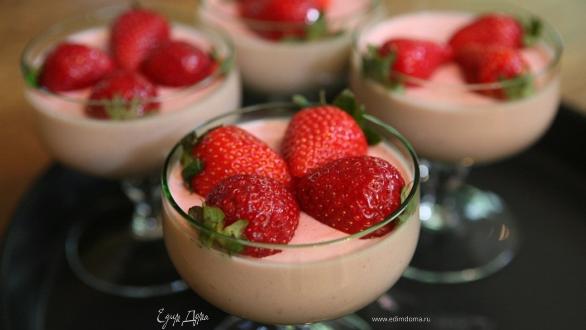 Клубничный мусс 