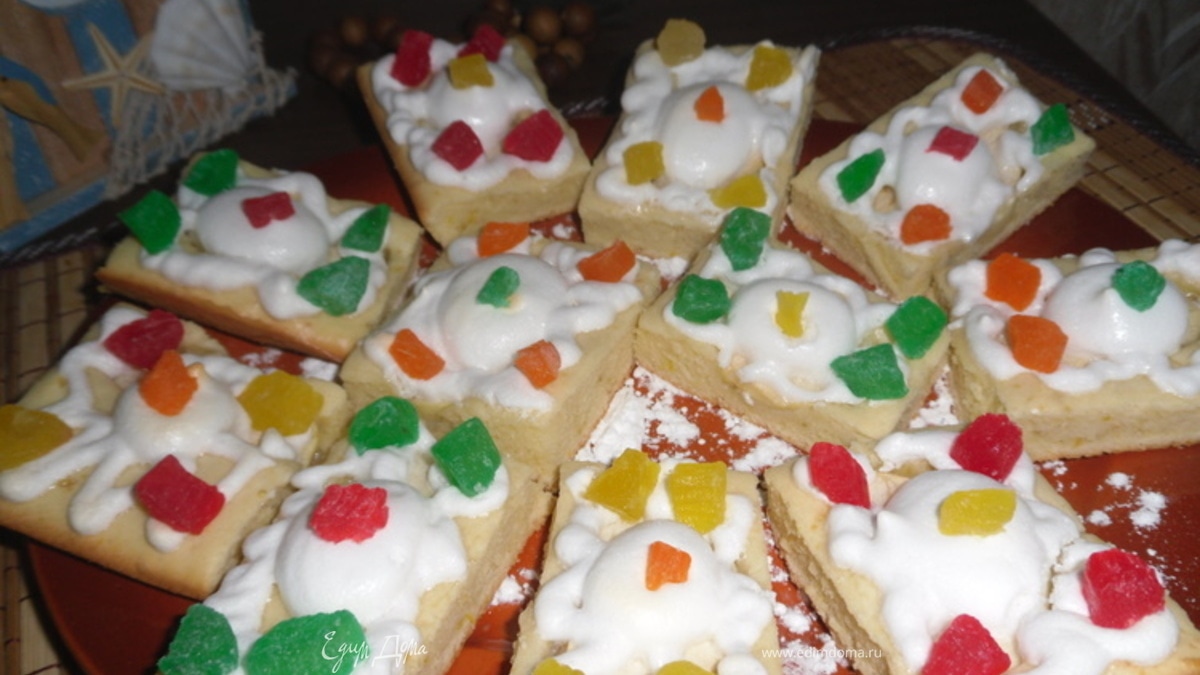 Яблоки в лимонном тесте "Краски лета"