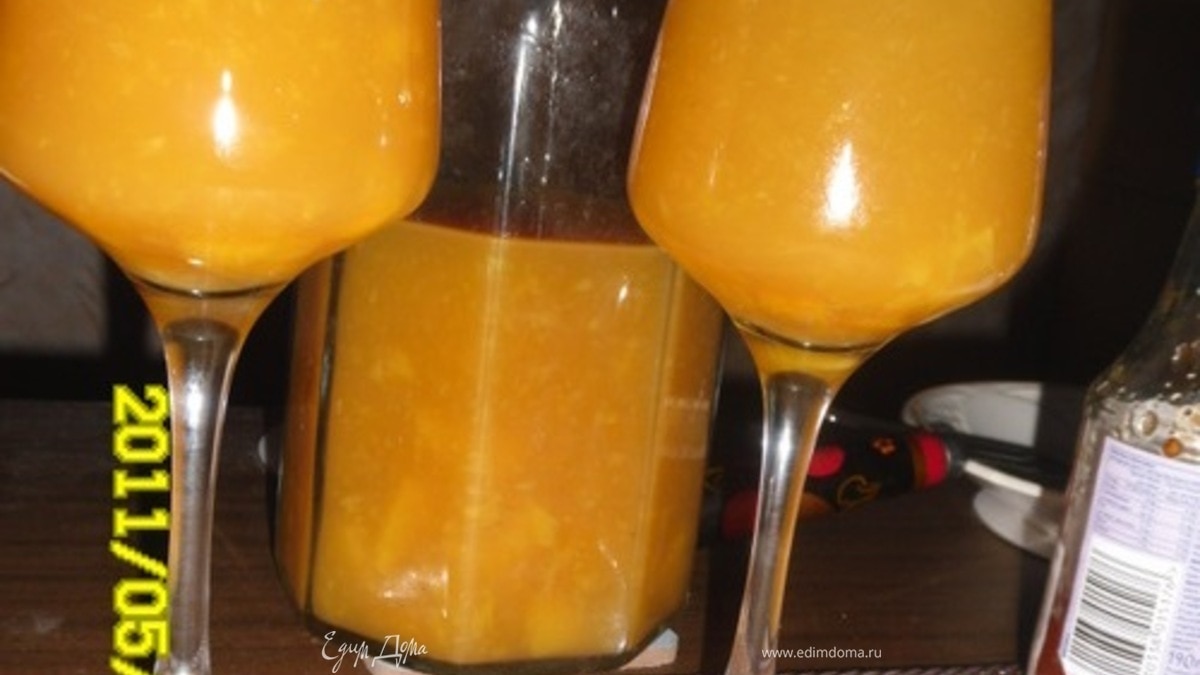 Персиковый коктейль "Солнечный зайчик"