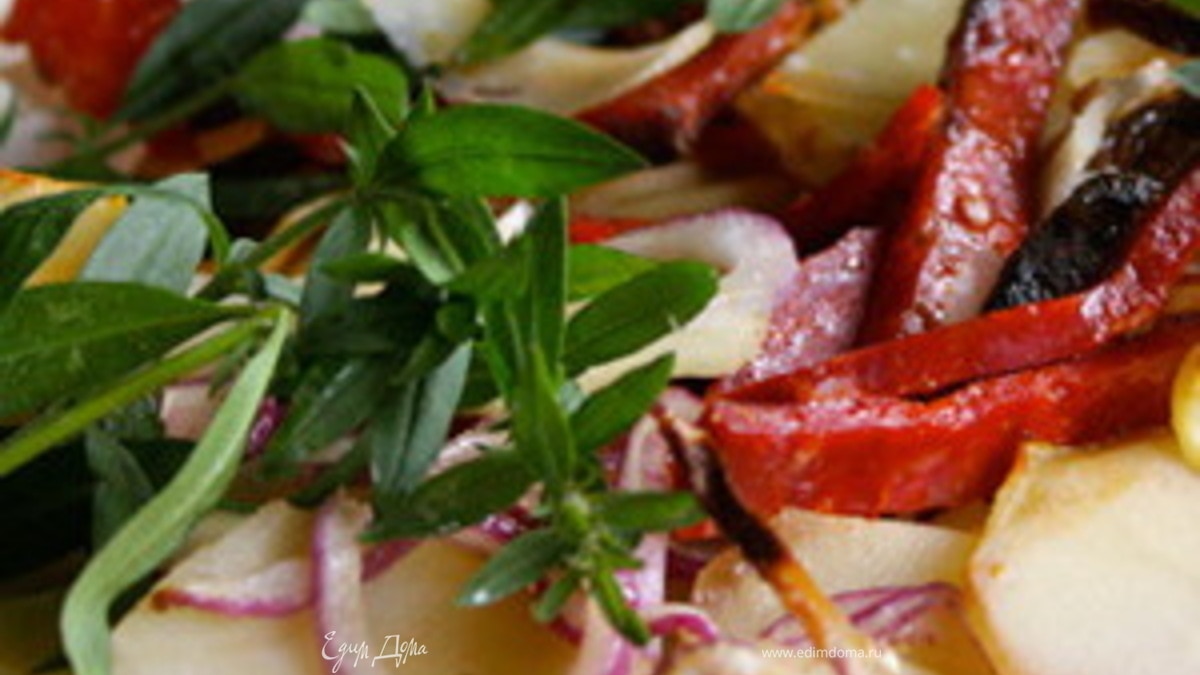 Запеканка из картофеля с чоризо